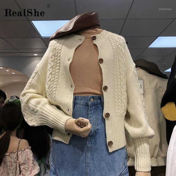 women's knits & tees realshe sweaters cardigan for women o-neck long sleeve buttons pockets cashmere sweater 2021 spring casual ladies1, White
women's knits & tees realshe sweaters cardigan for women o-neck long sleeve buttons pockets cashmere sweater 2021 spring casual ladies1, White