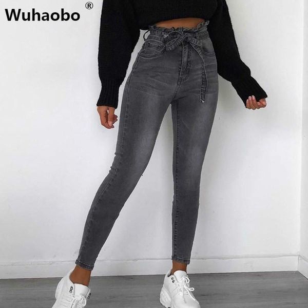 wuhaobo winter denim pants women retro ripped jeans pockets bud sashes pencil trousers skinny casual bell-bottom pant s-2xl gray11, Blue
wuhaobo winter denim pants women retro ripped jeans pockets bud sashes pencil trousers skinny casual bell-bottom pant s-2xl gray11, Blue