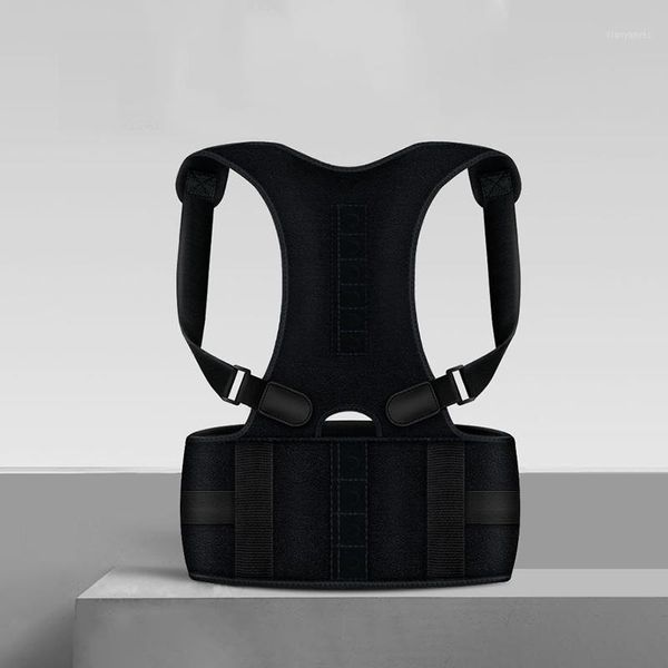 back support adjustable orthopedic posture braces belt corrector magnetic shoulder belt1, Black;blue
back support adjustable orthopedic posture braces belt corrector magnetic shoulder belt1, Black;blue