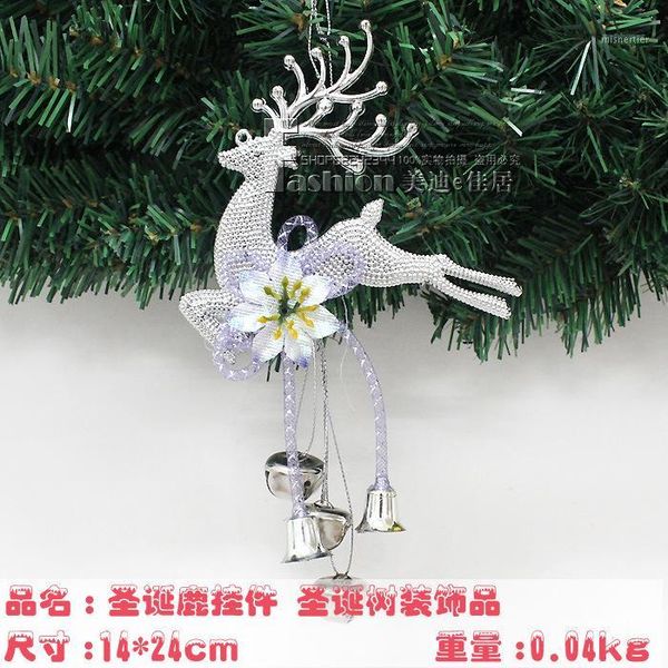 christmas decorations 6pcs/bag decoration tree pendant deer hanging ornament with bell decor1
christmas decorations 6pcs/bag decoration tree pendant deer hanging ornament with bell decor1
