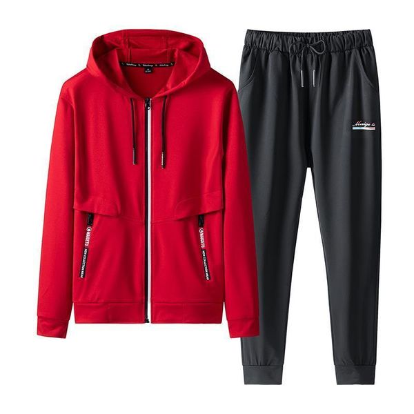 men sets tracksuit spring autumn sweatshirt drawstring sportswear male suit two piece set zipper coat pants plus size 6xl 7xl, Gray
men sets tracksuit spring autumn sweatshirt drawstring sportswear male suit two piece set zipper coat pants plus size 6xl 7xl, Gray