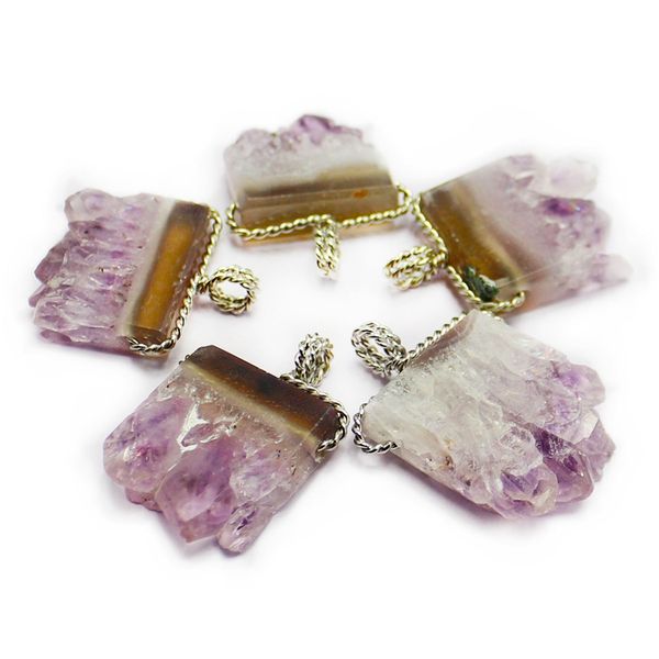 natural amethyst prototype stone reiki drop necklace amethyst cluster creative handmade diy fashion jewelry women's charm pendant neckl, Silver
natural amethyst prototype stone reiki drop necklace amethyst cluster creative handmade diy fashion jewelry women's charm pendant neckl, Silver