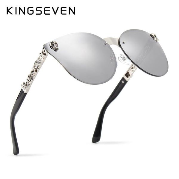 sunglasses kingseven fashion women gothic mirror eyewear skull frame metal temple uv400 with accessories, White;black
sunglasses kingseven fashion women gothic mirror eyewear skull frame metal temple uv400 with accessories, White;black