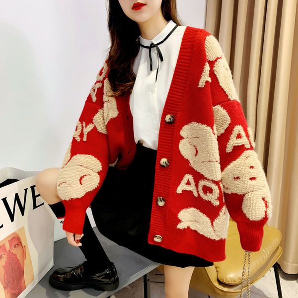 women sweaters pull de luxe cardigan sweaters for teenage girl baggy panelled embroidery thin wool long jumper autumn and winter coat cashm, White;black
women sweaters pull de luxe cardigan sweaters for teenage girl baggy panelled embroidery thin wool long jumper autumn and winter coat cashm, White;black