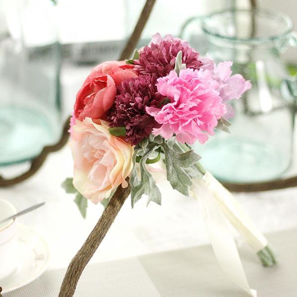 decorative flowers & wreaths 4colors silk peony rose hybrid bouquet artificial flower bridal wedding decoration diy home party
decorative flowers & wreaths 4colors silk peony rose hybrid bouquet artificial flower bridal wedding decoration diy home party