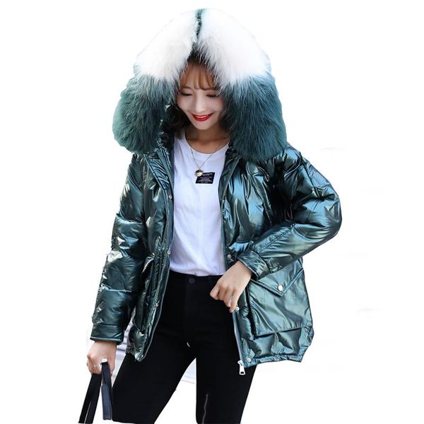 lisyrhjh 2020 fashion winter coat jacket women's hooded warm parkas glossy female long winter thicken jacket, Black
lisyrhjh 2020 fashion winter coat jacket women's hooded warm parkas glossy female long winter thicken jacket, Black