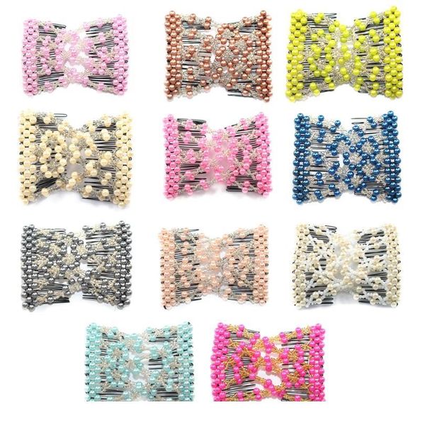 double fashion hair comb magic beads elasticity clip stretchy hair combs clips selling dropp jllamf, Silver
double fashion hair comb magic beads elasticity clip stretchy hair combs clips selling dropp jllamf, Silver