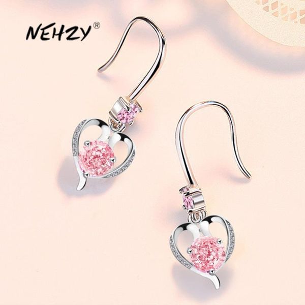 dangle & chandelier nehzy 925 sterling silver woman fashion jewelry blue pink crystal zircon heart-shaped long tassel retro hollow hook earr
dangle & chandelier nehzy 925 sterling silver woman fashion jewelry blue pink crystal zircon heart-shaped long tassel retro hollow hook earr