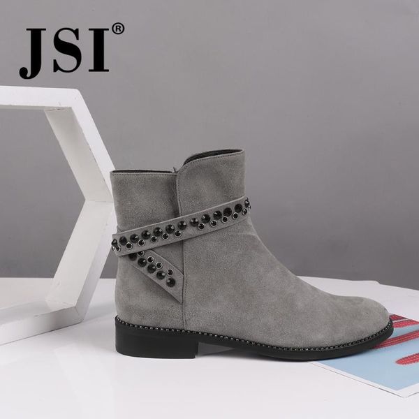 boots jsi winter ankle women round toe kid suede zip ladies shoes string bead square heel low heels soft basic jc479, Black
boots jsi winter ankle women round toe kid suede zip ladies shoes string bead square heel low heels soft basic jc479, Black
