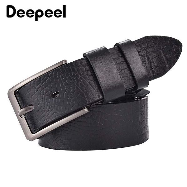 deepeel 3.7*110/115/120/125cm men's first layer cowhide crocodile pattern pin buckle belt for youth personality casual beltyk634, Black;brown
deepeel 3.7*110/115/120/125cm men's first layer cowhide crocodile pattern pin buckle belt for youth personality casual beltyk634, Black;brown