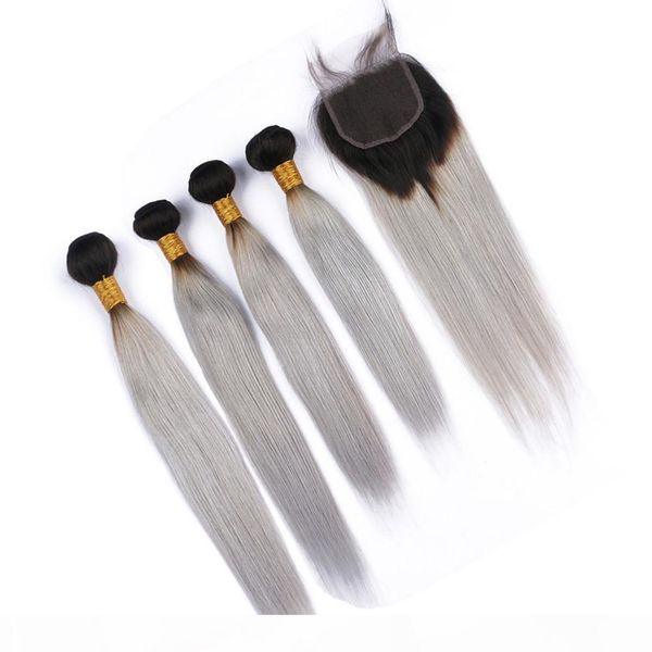 malaysian ombre silver grey human hair weave bundles and closure straight #1b grey ombre virgin hair lace closure 4x4" with 4 bundles, Black;brown
malaysian ombre silver grey human hair weave bundles and closure straight #1b grey ombre virgin hair lace closure 4x4" with 4 bundles, Black;brown