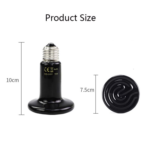 keeping pet reptile warm heating suitable for 220v-240v voltage 25-200w infrared ceramic heat lamp
keeping pet reptile warm heating suitable for 220v-240v voltage 25-200w infrared ceramic heat lamp