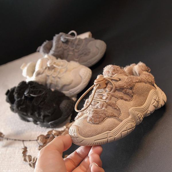 athletic & outdoor anti-kick comfortable baby sneakers plush shoes slip on boys girls solid color kids fur children winter, Black
athletic & outdoor anti-kick comfortable baby sneakers plush shoes slip on boys girls solid color kids fur children winter, Black