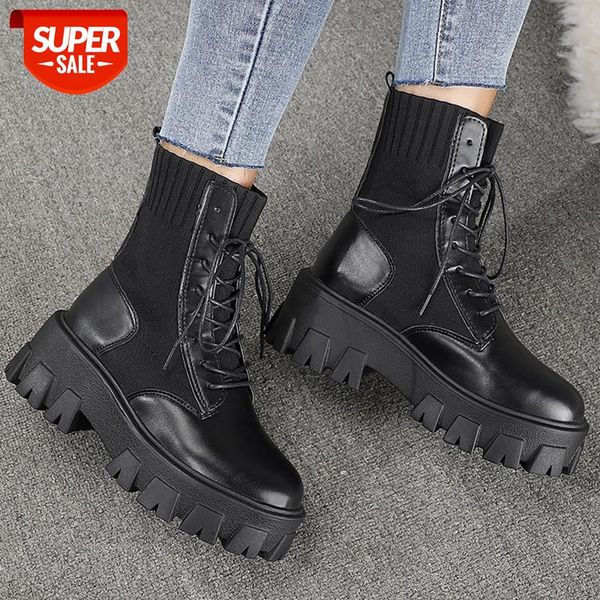 platform ankle boots women fashion lace-up pu motorcycle boots autumn round toe square heel female shoes zapatos de mujer 2020 #nd2m, Black
platform ankle boots women fashion lace-up pu motorcycle boots autumn round toe square heel female shoes zapatos de mujer 2020 #nd2m, Black
