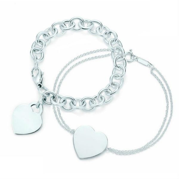 2021 100% 925 sterling silver heart shaped women's elegant bracelet lock bracelet silverware matching world jewelry gifts 24, Black
2021 100% 925 sterling silver heart shaped women's elegant bracelet lock bracelet silverware matching world jewelry gifts 24, Black