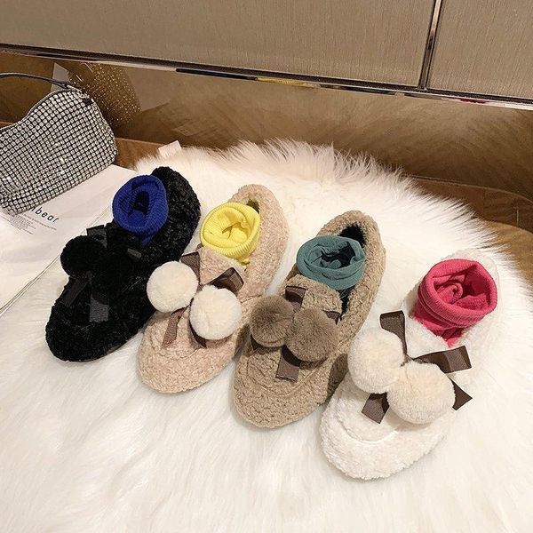warm plush women shoes loafers slip on fur ball flat shoes woman flats plus size candy color shallow comfortable ladies, Black
warm plush women shoes loafers slip on fur ball flat shoes woman flats plus size candy color shallow comfortable ladies, Black
