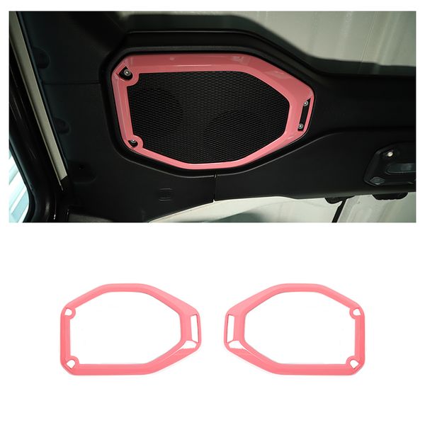 pink car roof speaker frame trim cover for 2018 2019 2020 jeep wrangler jl jlu interior decoration accessories
pink car roof speaker frame trim cover for 2018 2019 2020 jeep wrangler jl jlu interior decoration accessories