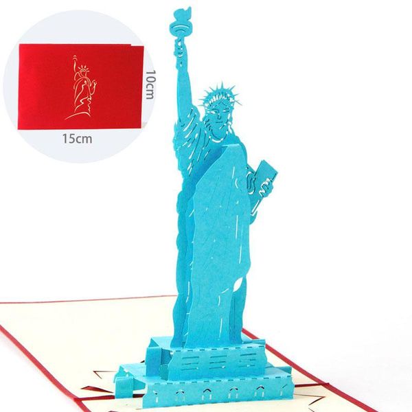 3d laser cut handmade blue statue of liberty paper invitation greeting cards postcard business birthday creative gift souvenir wmtjks
3d laser cut handmade blue statue of liberty paper invitation greeting cards postcard business birthday creative gift souvenir wmtjks