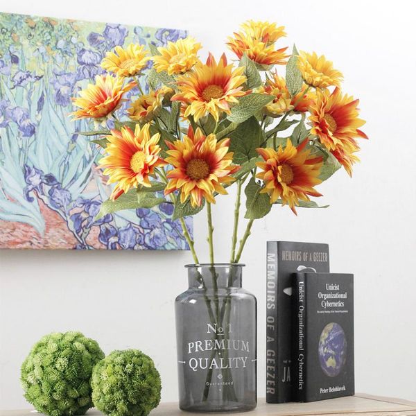 decorative flowers & wreaths european bouquet artificial sunflower big chrysanthemum silk fake leaf wedding decoration home party supplies
decorative flowers & wreaths european bouquet artificial sunflower big chrysanthemum silk fake leaf wedding decoration home party supplies