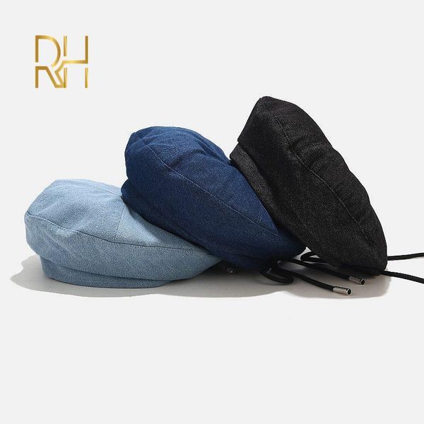 french style denim casual vintage women's hat beret plain cap girl's cowboy jeans winter berets beanie hats femme aldult caps rh, Blue;gray
french style denim casual vintage women's hat beret plain cap girl's cowboy jeans winter berets beanie hats femme aldult caps rh, Blue;gray