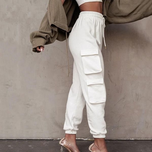 women's pants & capris paris girl fashion pocket cargo women streetwear high waist drawstring autumn winter vintage straight harajuku s, Black;white
women's pants & capris paris girl fashion pocket cargo women streetwear high waist drawstring autumn winter vintage straight harajuku s, Black;white
