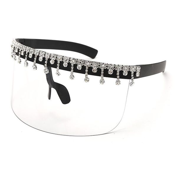 sunglasses large size diamond women fashion rhinestone one piece sun glasses for men female shades uv400 transparent nx, White;black
sunglasses large size diamond women fashion rhinestone one piece sun glasses for men female shades uv400 transparent nx, White;black
