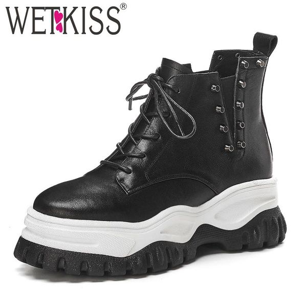wetkiss заклепки коровы кожаные сапоги женские лодыжки плоские пинетки шипованные платформы обувь женский круглый носок кружевной обувь женс, Black
wetkiss заклепки коровы кожаные сапоги женские лодыжки плоские пинетки шипованные платформы обувь женский круглый носок кружевной обувь женс, Black