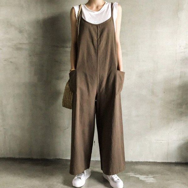 women's jumpsuits & rompers harajuku khaki overalls women casual loose cotton sleeveless long romper wide legs jumpsuit summer female b, Black;white
women's jumpsuits & rompers harajuku khaki overalls women casual loose cotton sleeveless long romper wide legs jumpsuit summer female b, Black;white
