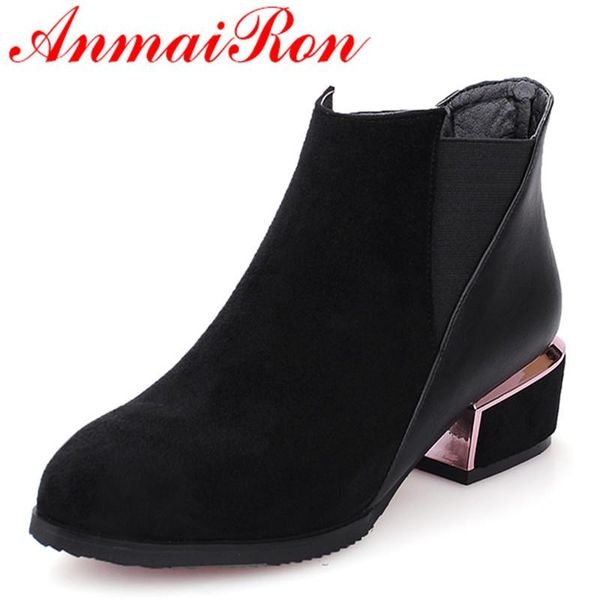 boots anmairon ankle for women pointed toe spring & autumn platform black shoes woman large size 34-43 motorcycle 
boots anmairon ankle for women pointed toe spring & autumn platform black shoes woman large size 34-43 motorcycle