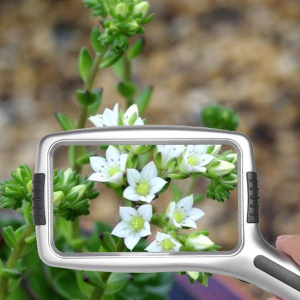 led lighted reading magnifier, 3x/10x rectangular magnifying glass with dimmable light -handheld magnify lens for seniors
led lighted reading magnifier, 3x/10x rectangular magnifying glass with dimmable light -handheld magnify lens for seniors