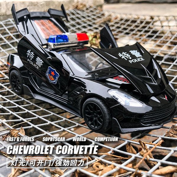 tianying chevrolet corvette special police model alloy simulation sports car boy toy
tianying chevrolet corvette special police model alloy simulation sports car boy toy