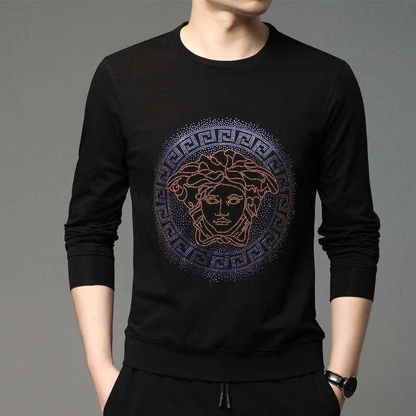 sweater crew neck spring and autumn 2020 new trend long sleeve t-shirt sports leisure pullover bottoming men's fashion, Gray
sweater crew neck spring and autumn 2020 new trend long sleeve t-shirt sports leisure pullover bottoming men's fashion, Gray