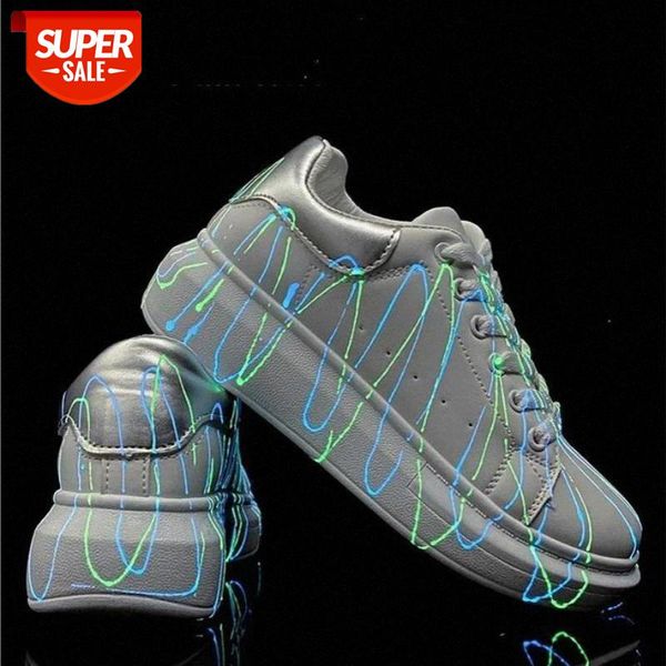 2020 luminous platform sneakers women new spring fashion women vulcanized reflective shoes women's casual shoes flat comfortable #kj2o
2020 luminous platform sneakers women new spring fashion women vulcanized reflective shoes women's casual shoes flat comfortable #kj2o