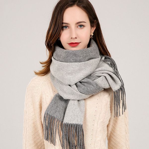 reversible 100% pure female wool warmer neck with scarf embroiled lady merino cashmere scarves foulard femme 3twd, Blue;gray
reversible 100% pure female wool warmer neck with scarf embroiled lady merino cashmere scarves foulard femme 3twd, Blue;gray