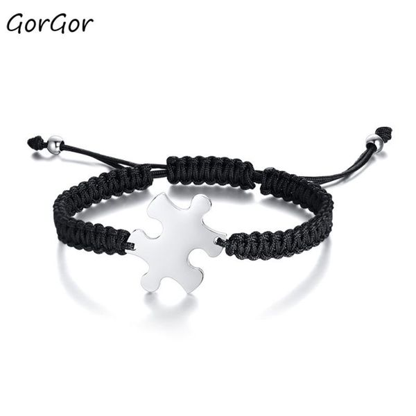 link, chain gorgor 2021 arrivals stainless steel puzzle woven adjustable rope black bracelet for fashion men jewelry gift br-726
link, chain gorgor 2021 arrivals stainless steel puzzle woven adjustable rope black bracelet for fashion men jewelry gift br-726