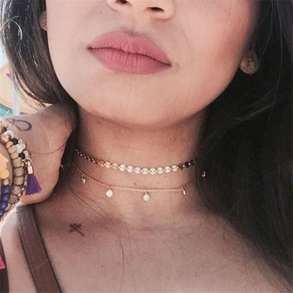 boho gold color chain choker ожерелье женщины crystal crystal chocker ожерелья для женщин воротник мода ювелирные изделия аксессуары
boho gold color chain choker ожерелье женщины crystal crystal chocker ожерелья для женщин воротник мода ювелирные изделия аксессуары