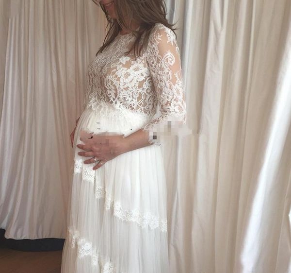 wedding dress 2021 pregnant women chiffon v-neck bridal gowns with long sleeve floor length lace appliques white sheer back mariage
wedding dress 2021 pregnant women chiffon v-neck bridal gowns with long sleeve floor length lace appliques white sheer back mariage