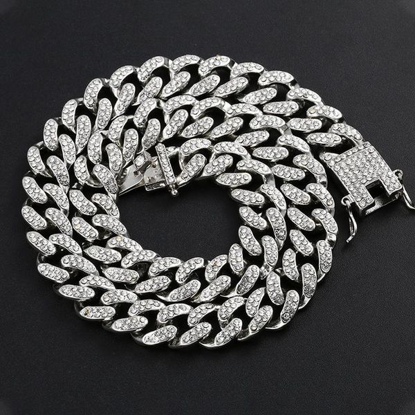 горячие продажи мужчин цепь 12 мм тяжелый ледяной zircon miami cuban link chain choker choker bling bling hip hop ювелирные изделия серебрян, Silver
горячие продажи мужчин цепь 12 мм тяжелый ледяной zircon miami cuban link chain choker choker bling bling hip hop ювелирные изделия серебрян, Silver