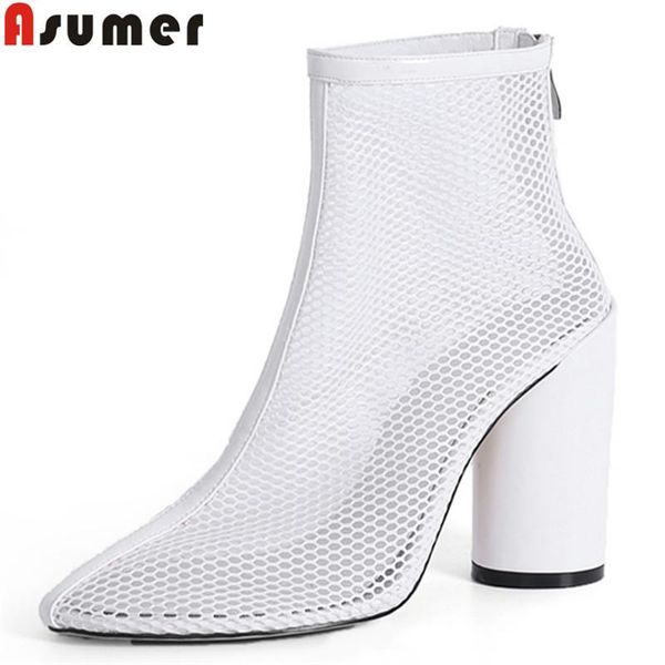 boots asumer 2021 summer sandals women round toe zip ankle for elegant prom ladies shoes hollowing out high heels, Black
boots asumer 2021 summer sandals women round toe zip ankle for elegant prom ladies shoes hollowing out high heels, Black