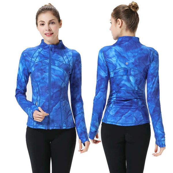 autumn and winter sports fitness women's zipper long sleeve printed jacket yoga coat lulu, Gray
autumn and winter sports fitness women's zipper long sleeve printed jacket yoga coat lulu, Gray