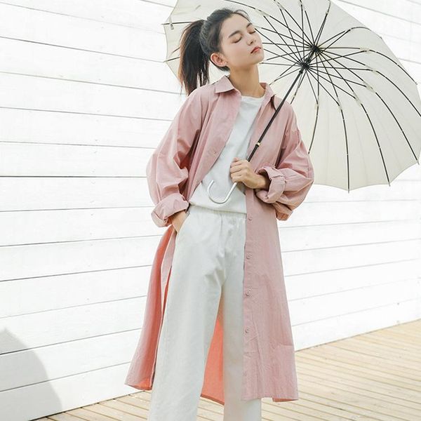 women's trench coats korean loose women coat spring 2021 full sleeve long european windbreaker turn-down collar solid ladies overcoat, Tan;black
women's trench coats korean loose women coat spring 2021 full sleeve long european windbreaker turn-down collar solid ladies overcoat, Tan;black
