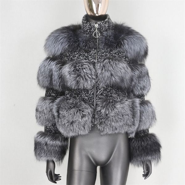 bluenessfair winter jacket women real fur coat parka natural raccoon fur wool weave fabric thick warm outerwear streetwear 201212, Black
bluenessfair winter jacket women real fur coat parka natural raccoon fur wool weave fabric thick warm outerwear streetwear 201212, Black