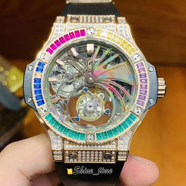 2021 new limited version colorful diamond bezel graffiti skeleton dial 304.px.1180.lr rose gold case tourbillon automatic mens watch strap, Slivery;brown
2021 new limited version colorful diamond bezel graffiti skeleton dial 304.px.1180.lr rose gold case tourbillon automatic mens watch strap, Slivery;brown