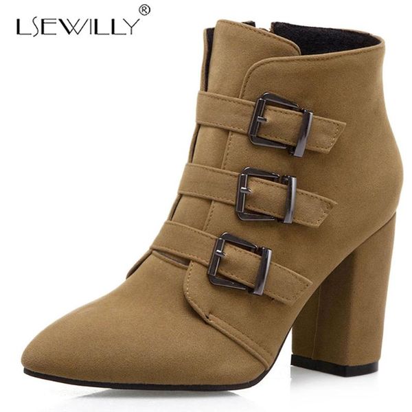 boots lsewilly women western style pointed toe short shoes botas mujer autumn winter motorcycle k141, Black
boots lsewilly women western style pointed toe short shoes botas mujer autumn winter motorcycle k141, Black