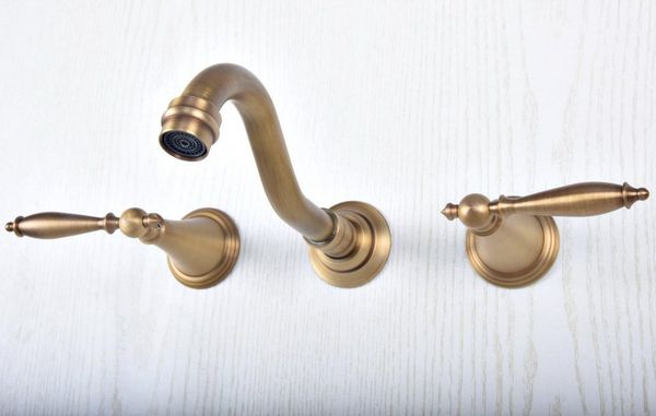 antique brass widespread wall mounted dual handle bathroom sink faucet taps lsf5141
antique brass widespread wall mounted dual handle bathroom sink faucet taps lsf5141