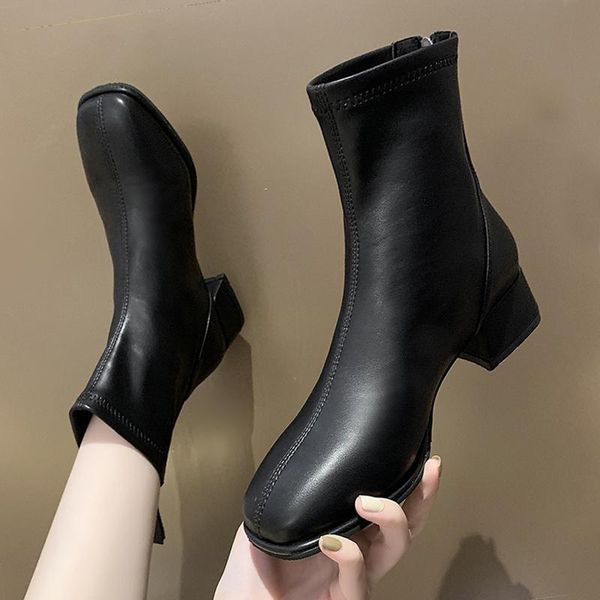rock shoes woman luxury designer lady boots round toe winter footwear boots-women fashion mid-calf low 2020 rubber mid, Black
rock shoes woman luxury designer lady boots round toe winter footwear boots-women fashion mid-calf low 2020 rubber mid, Black