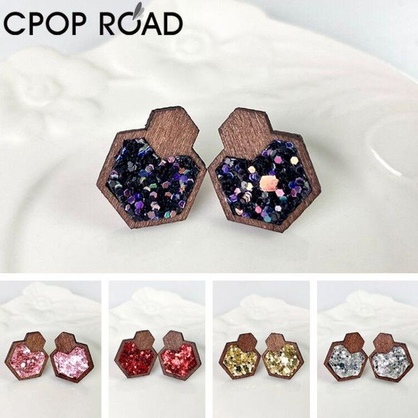 stud cpop glitter leather earrings for women geometric wood fashion jewelry accessories girl gift wholesale, Golden;silver
stud cpop glitter leather earrings for women geometric wood fashion jewelry accessories girl gift wholesale, Golden;silver