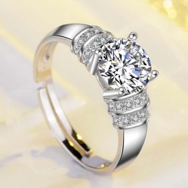 Luxurys Designers Fashion Jz077 simulation 1.25 diamond ring adjustable women's Open Ring Platinum Plated micro diamond ring, Silver
Luxurys Designers Fashion Jz077 simulation 1.25 diamond ring adjustable women's Open Ring Platinum Plated micro diamond ring, Silver