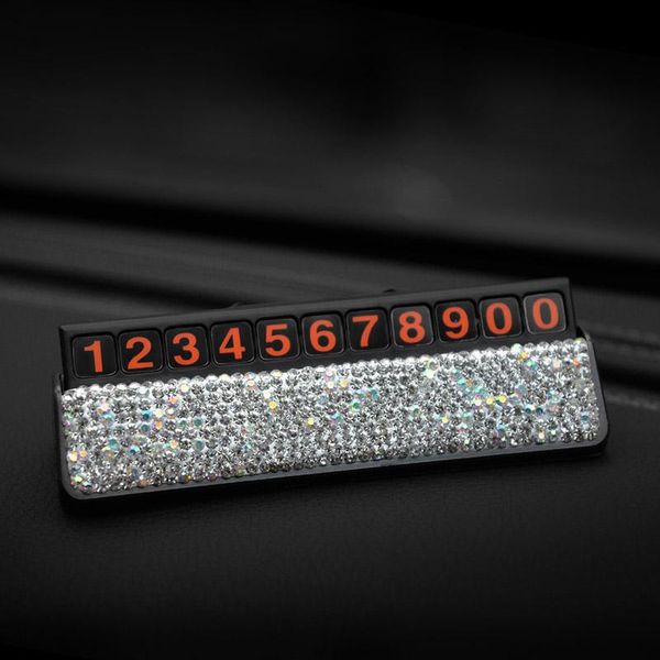 luxury diamond crystal car styling noctilucent temporary parking card diamond can press down phone number card car accessories h wm
luxury diamond crystal car styling noctilucent temporary parking card diamond can press down phone number card car accessories h wm