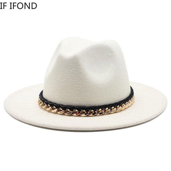 winter warm triby wool felt fedora hats for women simple fashion spring black jazz hat with chain, Blue;gray
winter warm triby wool felt fedora hats for women simple fashion spring black jazz hat with chain, Blue;gray